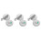 3Pcs Silver Bathroom Privacy Door Locks with Occupied Vacant Indicator 6