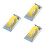 3Pcs Manual Drywall Hand Sander Yellow Lightweight Sanding Tool 8