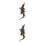 2Pcs Sturdy Soft Rubber Model Educational Toy for Children 4