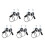 5Paires Shifters Aluminium Ergonomique 4