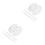 4Sets Acryl Make-Up Palet Set Voor Foundation Menging Transparant 5
