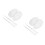 4Sets Acryl Make-Up Palet Set Voor Foundation Menging Transparant 8
