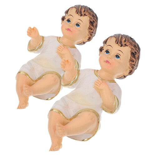 10Pièces Sculptures Bébé Résine Miniatures Décor De Table Festif 1