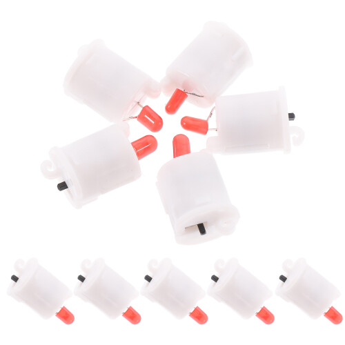 48Pcs Mini Luminous LED Lights White Plastic DIY Party Lanterns 2