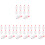 48Pcs Mini Luminous LED Lights White Plastic DIY Party Lanterns 4