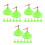 24Pcs Portable Mini Compass Precise Magnetic Needle for Classroom Use 6