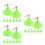 24Pcs Portable Mini Compass Precise Magnetic Needle for Classroom Use 8