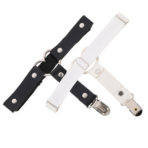 8St Verstelbare Punk Leg Suspender Met Hartvormige Ringen, Mode 1