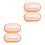 4Pcs White Dish Brush with Handle for Kitchen Cleaning Stubborn Stains 4