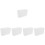 5Pcs White Foam Cake Dummies for DIY Baking Practice and Decoration 4