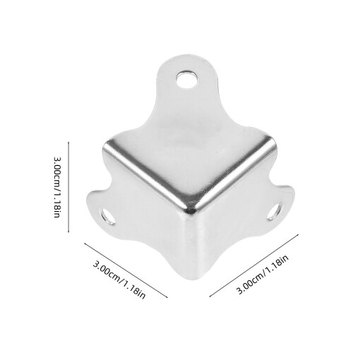 12Pcs Silver Metal Corner Protectors Box Guard for Home 1