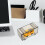 4Pcs Compact Light Grey Toy Car Organizer Box with Removable Dividers 11