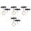 4Sets Vehicle Windshield Wire Removal Tool Kit in Assorted Colors 9