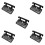 5Pcs Black Car Grab Handle PVC Assist Grip Headrest Hook for Elderly 4