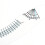 30Pcs Durable Plastic Lash Measuring Rulers Eyelash Curling Kit 9