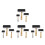 12Pcs Assorted Color Rubber Printmaking Rollers for Craft and Painting 7