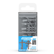 AK Interactive Wood Crosses Basing Bits AKBIT0031
