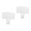 4Pcs Acrylic Classroom Whiteboard Handheld Dry Erase Paddles 6