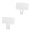 4Pcs Acrylic Classroom Whiteboard Handheld Dry Erase Paddles 7