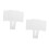 4Pcs Acrylic Classroom Whiteboard Handheld Dry Erase Paddles 8