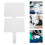 4Pcs Acrylic Classroom Whiteboard Handheld Dry Erase Paddles 9