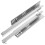 4Pcs Full Extension Silver Drawer Slides Soft Close Heavy Duty Rails 8