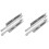 4Pcs Full Extension Silver Drawer Slides Soft Close Heavy Duty Rails 9