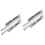 4Pcs Full Extension Silver Drawer Slides Soft Close Heavy Duty Rails 10