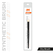 AK Interactive AKB024 Synthetic Dry Paint Brush - M