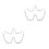 2Pcs Stainless Steel Taco Shell Holder Rack for Quick Party Serving 4