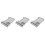 3Pcs Lightweight PP Armrest Tray for Couch with Cup Holder, Light Grey 6