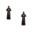2St Bruin Monnikskostuum Polyester Cosplay 4