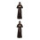 2St Bruin Monnikskostuum Polyester Cosplay 8