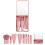 15 Pcs Makeup Brushes Powder Brush With Mirror Face Beauty Tools 8