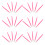 100Pcs Professional Nail Art Tools Rosy Plastic Cuticle Pusher Set 2