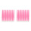 100Pcs Professional Nail Art Tools Rosy Plastic Cuticle Pusher Set 4