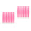 100Pcs Professional Nail Art Tools Rosy Plastic Cuticle Pusher Set 7
