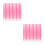 100Pcs Professional Nail Art Tools Rosy Plastic Cuticle Pusher Set 8