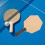 4Pièces Raquettes Tennis De Table Bois Forme Hexagonale Usage 6
