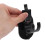 10Pcs Plastic No Drill Curtain Rod Holders Adhesive Black Brackets 3