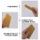 2St Antislip Schoenentool Rubber Grip Tape Cleaner Compact Bruin 11