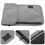 5Pcs Durable Men’s Travel Document Organizer Multi-Compartment Bag 3