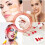 3St Compacte Handheld Make-Up En Manicure Paletten Transparant Acryl 11