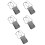 5Pcs Durable Men’s Travel Document Organizer Multi-Compartment Bag 6