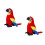 2St Duurzaam Vogel Speel- En Decoratiestuk 5