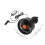 2Pièces Ventilateur Auto Noir 6 Pouces Ventilation Intérieure Compact 2