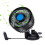 2Pièces Ventilateur Auto Noir 6 Pouces Ventilation Intérieure Compact 9