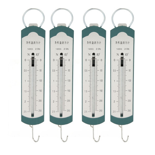 4pcs Spring Dynamometer for Physics Teaching High Accuracy 2.5N Portable Scale 1