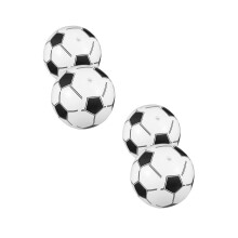 4Stk Aufblasbare Fußball Bälle PVC Strand Kinder Bunt