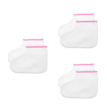 6Stk Paraffin Fußwickel Baumwoll Fußschuhe Für Wellness Salon Zuhause